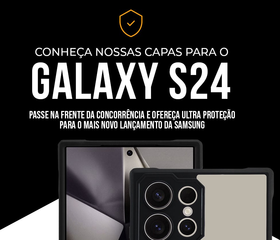 Conheça as Capas Premium para o Samsung Galaxy S24!